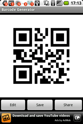 Barcode Generator / Reader Android Tools