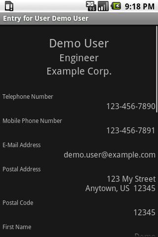 LDAP Client Android Tools
