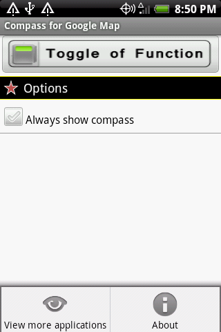 Compass for Google Map (Add-On Android Tools