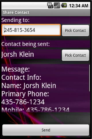 Share Contact Android Tools