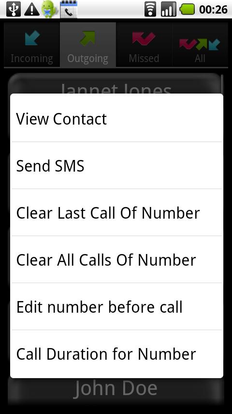 Simple Call Log Android Tools