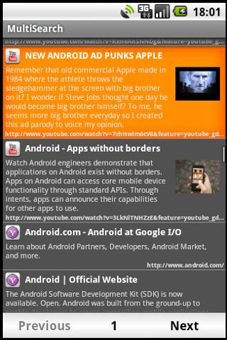 MultiSearch Android Tools