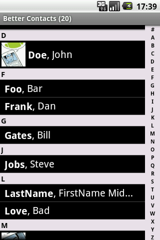 Better Contacts Android Tools