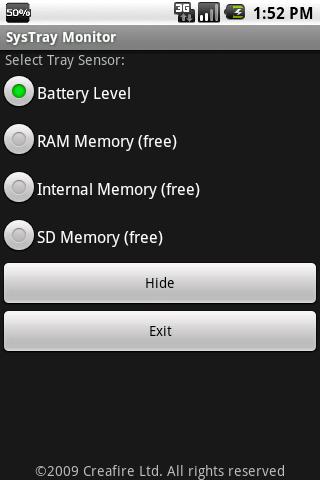 SysTray Monitor Android Tools