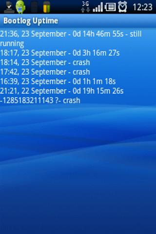 Bootlog Uptime Android Tools
