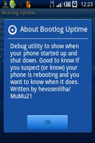 Bootlog Uptime Android Tools