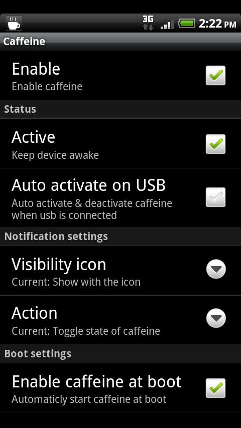 Caffeine Android Tools