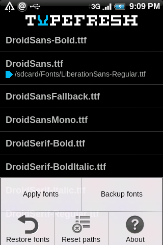 Type Fresh Android Tools