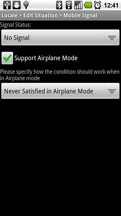 Locale Mobile Signal Plug-In Android Tools