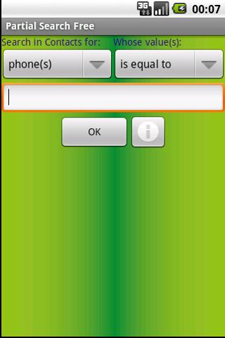 Partial Search Free Android Tools