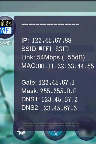 Display WiFi IP Address SSID