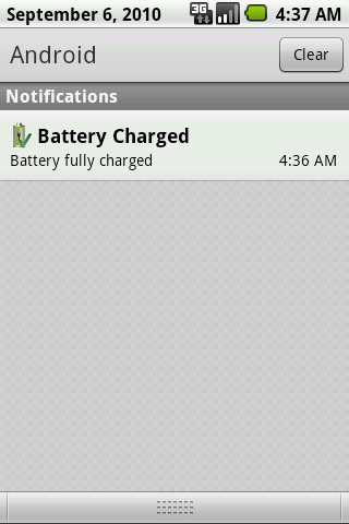 Battery Charged Notifier Android Tools