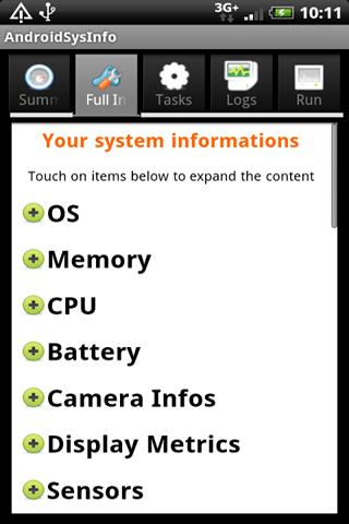 Android Full System Infomation Android Tools