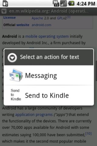 Send to Kindle Android Tools