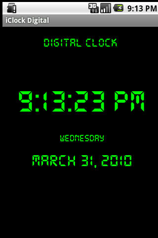 iClock Digital