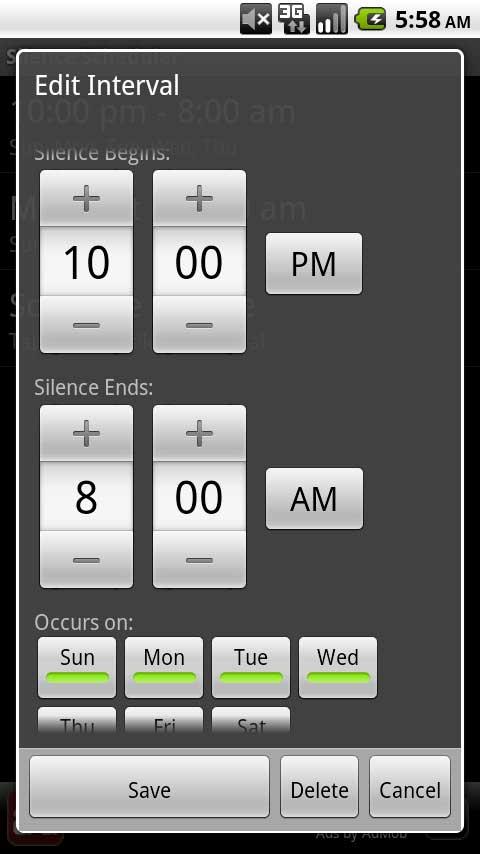 Silence Scheduler Android Tools