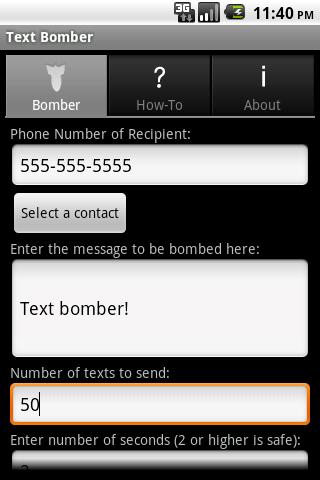 Text Bomber Lite