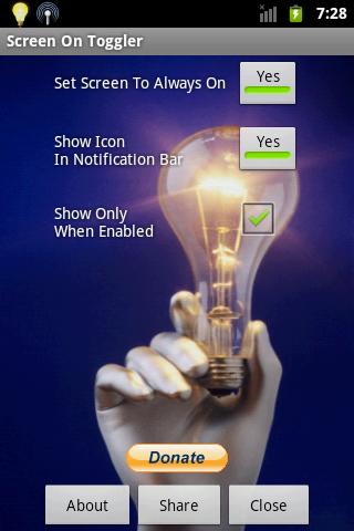 Screen On Toggler Android Tools