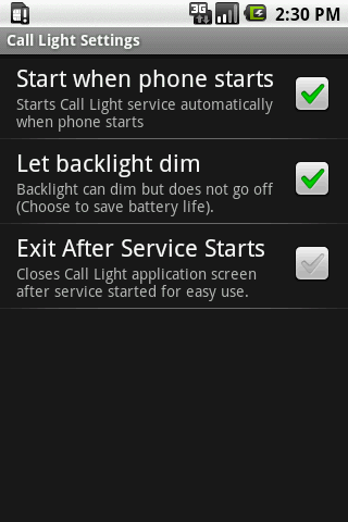 Call Light Android Tools