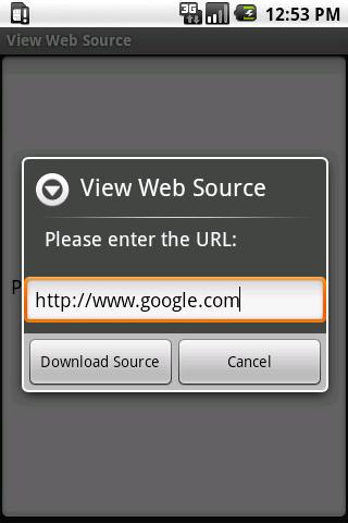 View Web Source