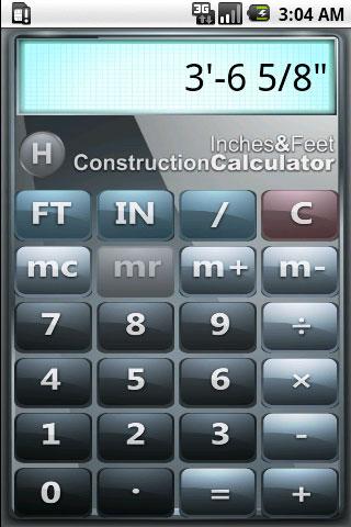 Inches & Feet Calculator Android Tools