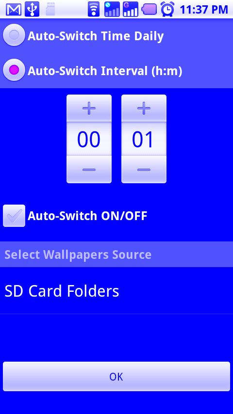 Wallpaper switcher Android Tools