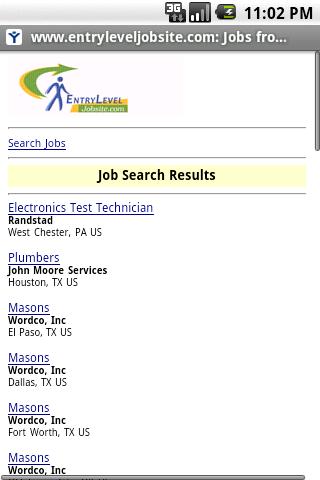 EntryLevelJobsite.com Android Tools