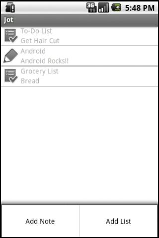 Jot Free Android Tools
