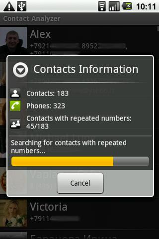 Contact Analyzer Android Tools