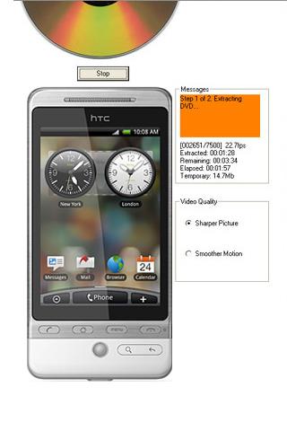 DVD to Android Android Demo