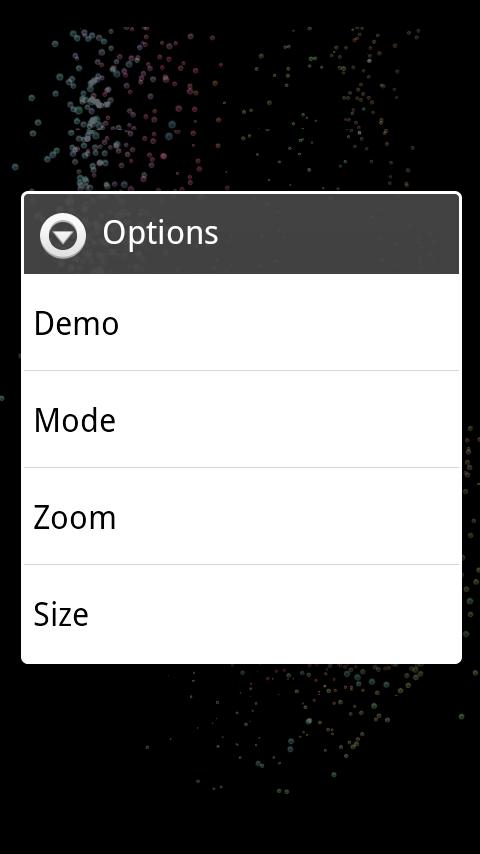 Particles Android Demo