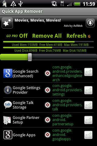 Quick App Remover Android Demo