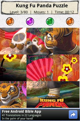 Hi Puz! – Kung Fu Panda Android Brain & Puzzle