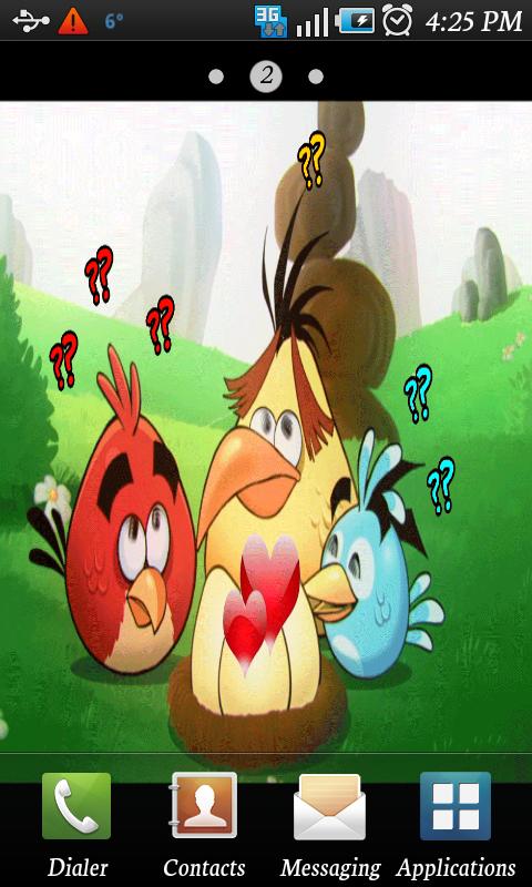 Angry Birds Valentine LWP