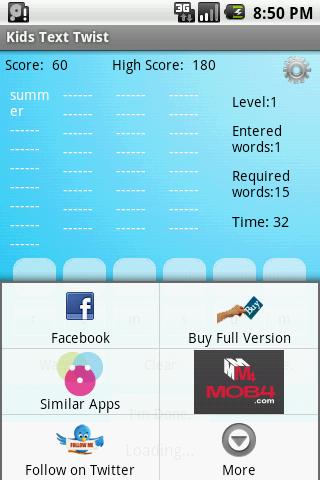 Wordwarp for Kidz Android Brain & Puzzle