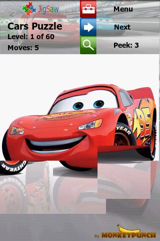 Cars McQueen Puzzle : jigsaw