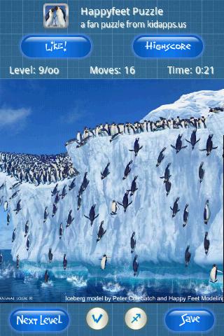 Happy Feet – a fan puzzle Android Brain & Puzzle