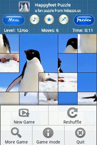 Happy Feet – a fan puzzle Android Brain & Puzzle