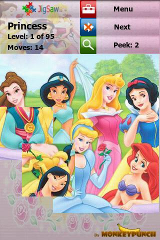 Disney Princess Puzzle: JigSaw Android Brain & Puzzle