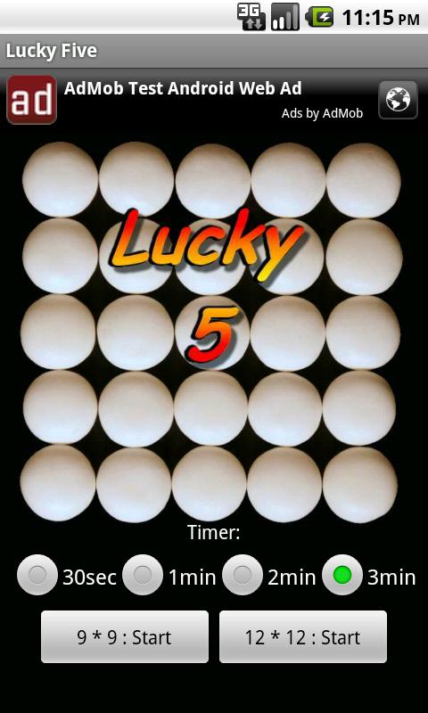 Lucky Five Android Brain & Puzzle