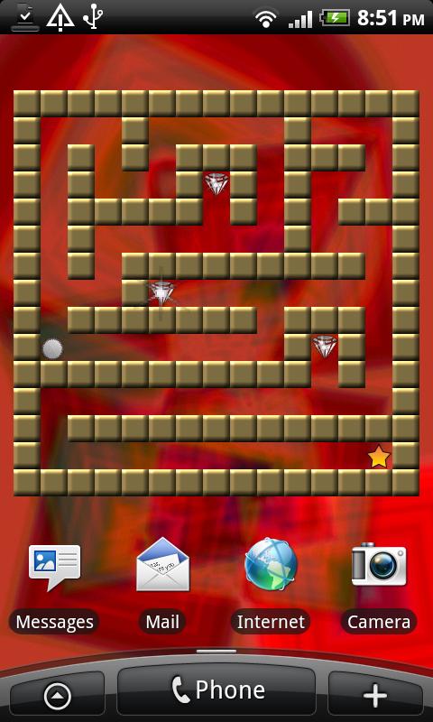 Diamond Maze Live Wallpaper Android Brain & Puzzle