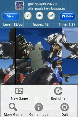 Gundam – a fan puzzle Android Brain & Puzzle