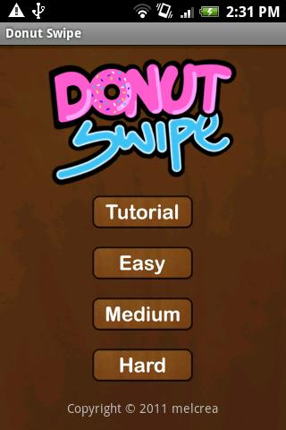 Donut Swipe Android Brain & Puzzle