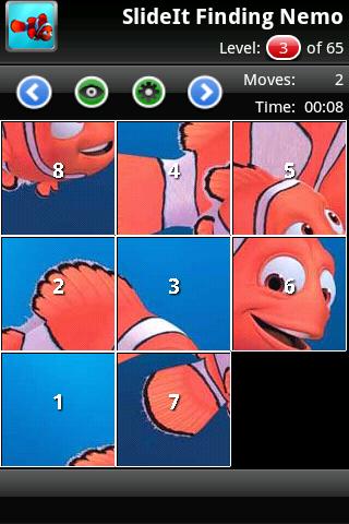 Slide It: Finding Nemo Android Brain & Puzzle