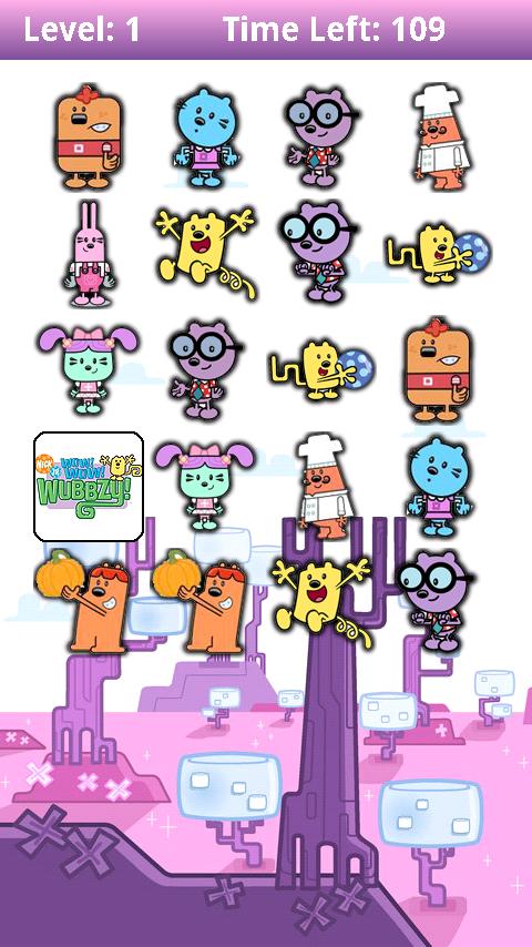 Memory Wubbzy Android Brain & Puzzle