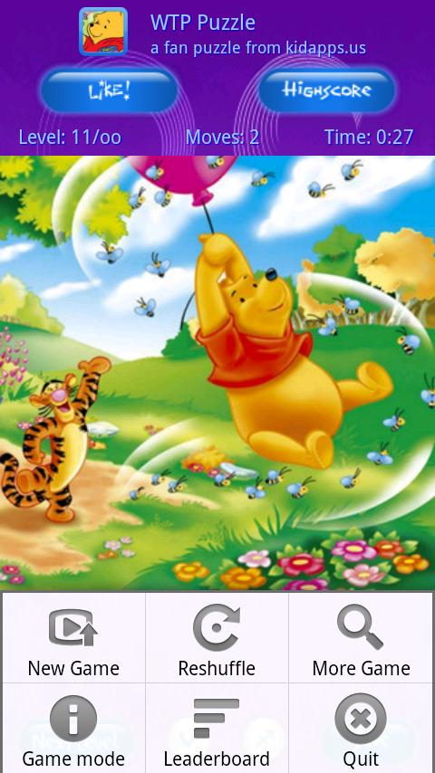 Winnie The Pooh – kids puzz! Android Brain & Puzzle