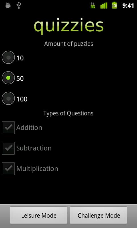 Quizzies Android Brain & Puzzle