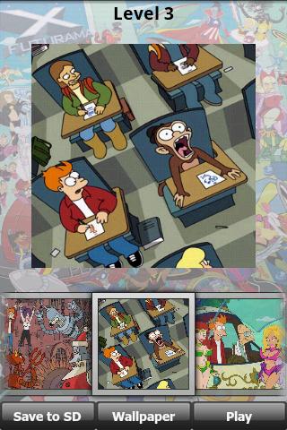 Futurama Puzzle : JigSaw Android Brain & Puzzle