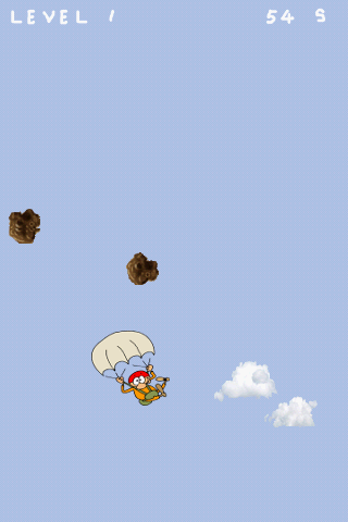 Parachute vs Rocks Android Casual