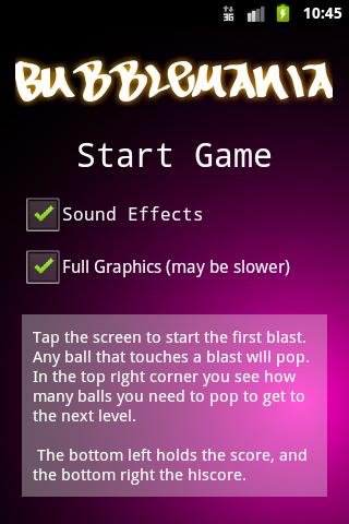 BubbleMania Android Brain & Puzzle